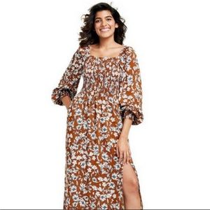 La Ligne x Target Floral Smocked Midi Dress